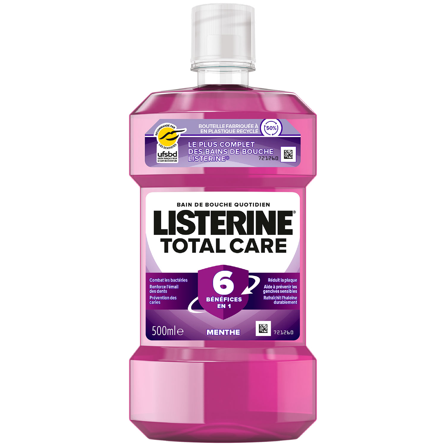 Listerine Total Care Mundskyl 6 in 1 Mint 500 ml
