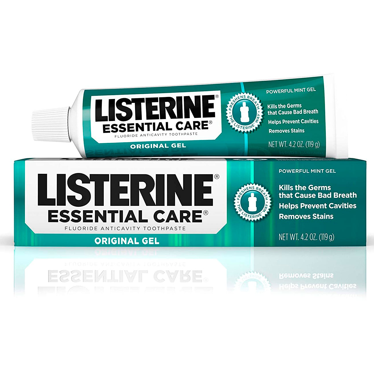 Listerine Zahnpasta Essential Care Original Gel 119g