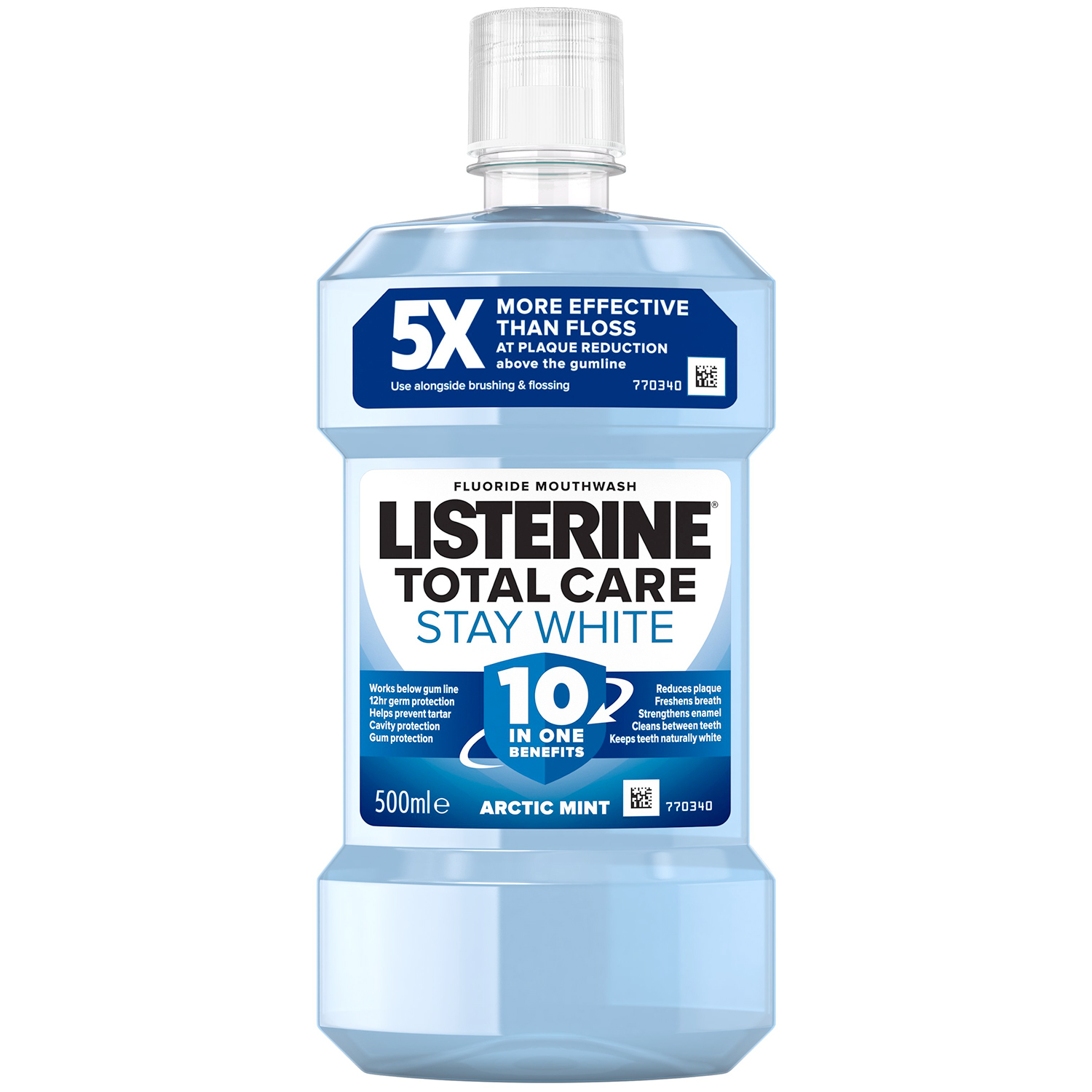 Listerine Mundskyl Total Care Stay White 10 in One 500 ml.