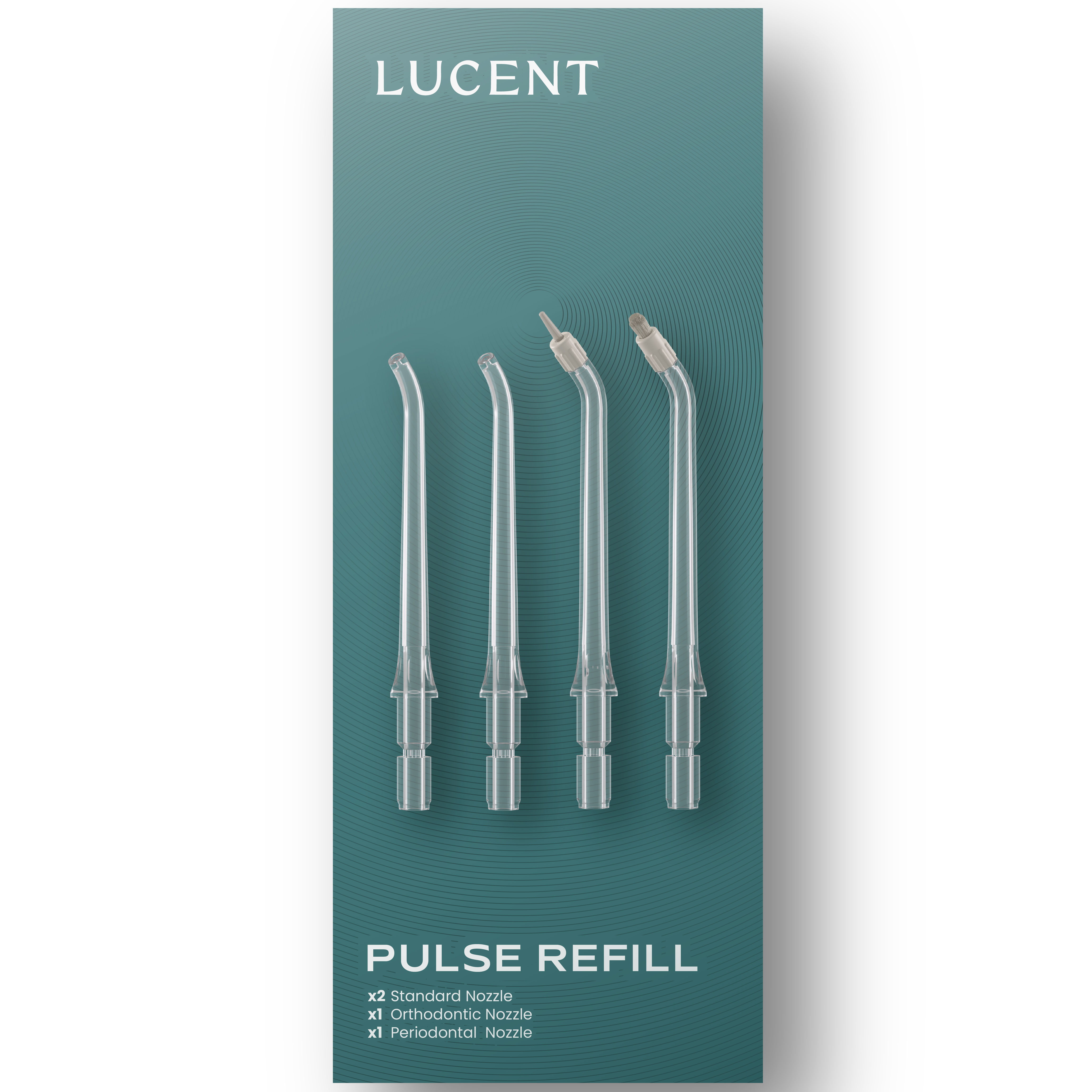 Düsen für Lucent Pulse Water Flosser kabellose Munddusche - 4 Stk.