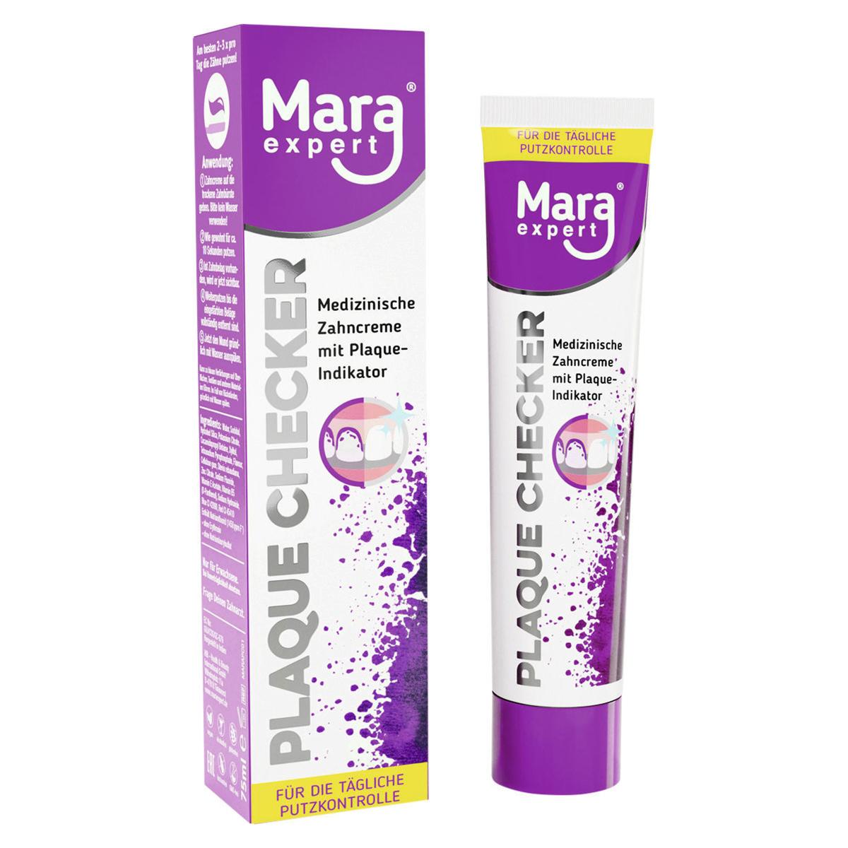 Plaque-Check Mara Expert Zahnpasta Plaque Checker 75 ml
