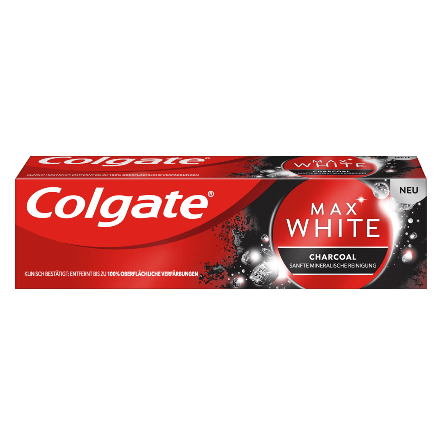 Colgate Max White Charcoal Zahnpasta mit Aktivkohle