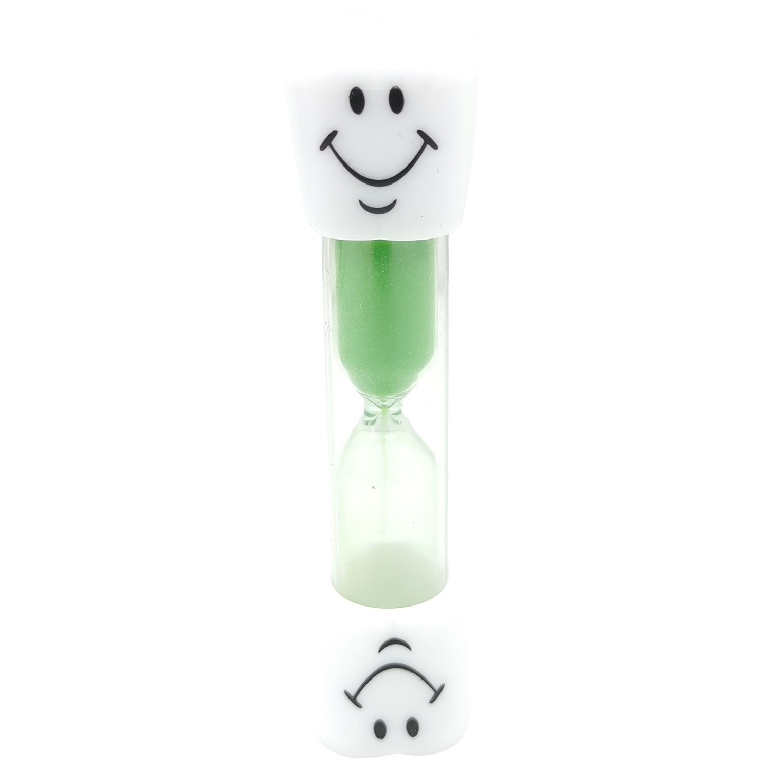Timeglas 3 Minutter Smiley GRØN