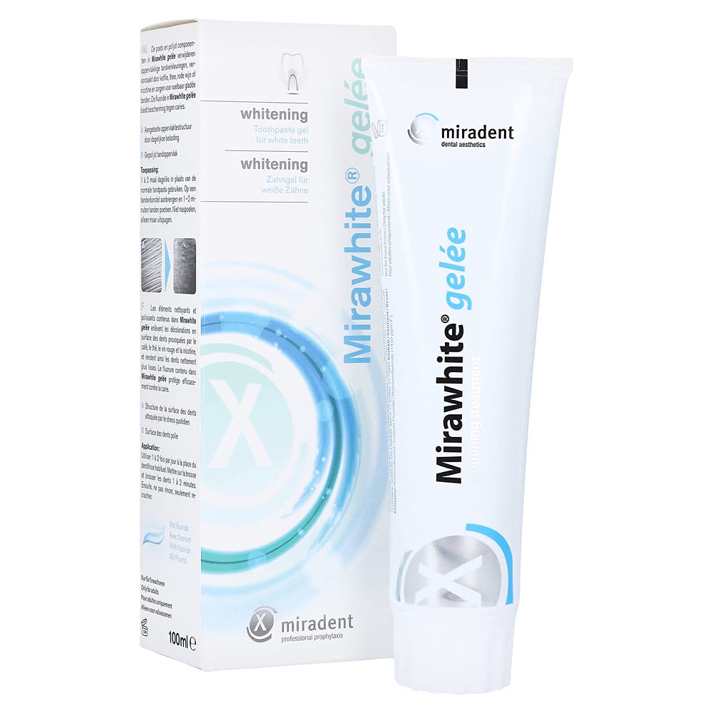 Tandblegning Tandpasta MIRADENT Mirawhite Gelée 100 ml