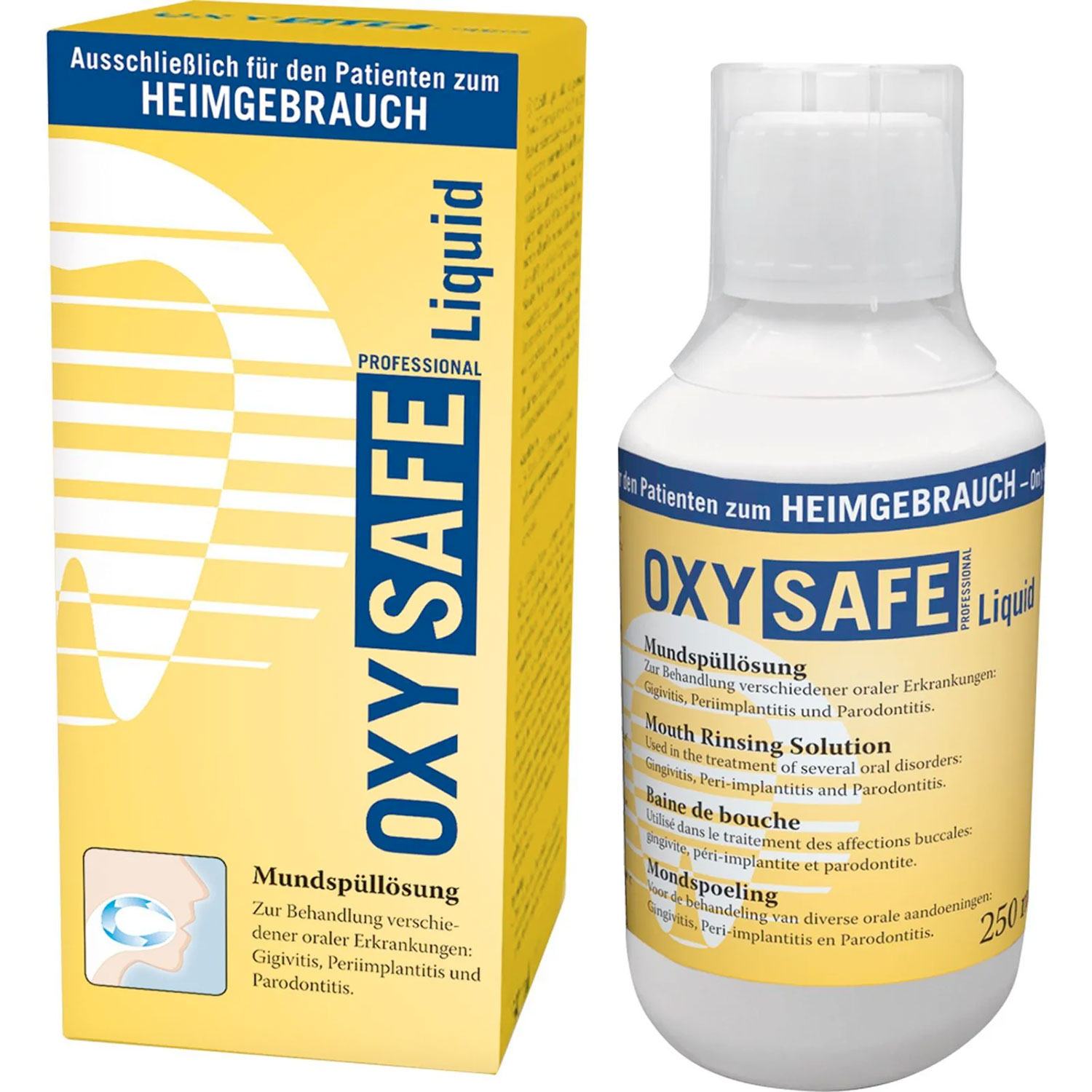 Mundspülung Parodontose Oxysafe Professional Hager Werken 250 ml