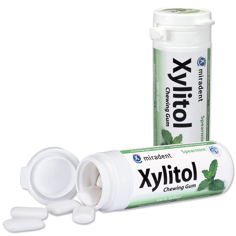 Zahnpflege Kaugummi Miradent Xylitol Spearmint