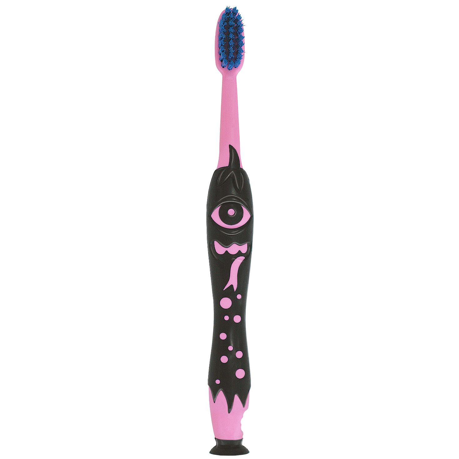 Pierrot Børnetandbørste Kids Monster 2-8 år PINK - Børnetandbørster - Tandpleje til børn
