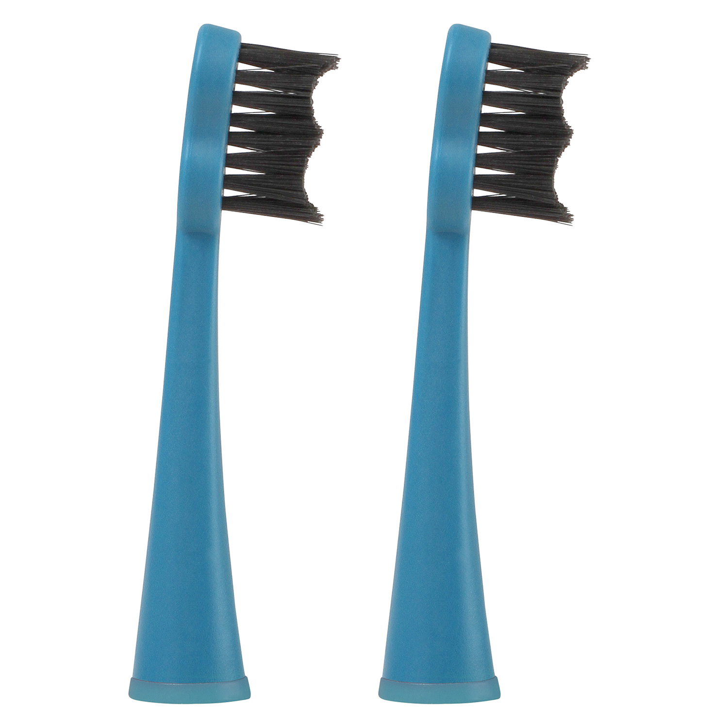 Blaue Bürstenköpfe für die elektrische Zahnbürste Megasmile Sonic Black Whitening