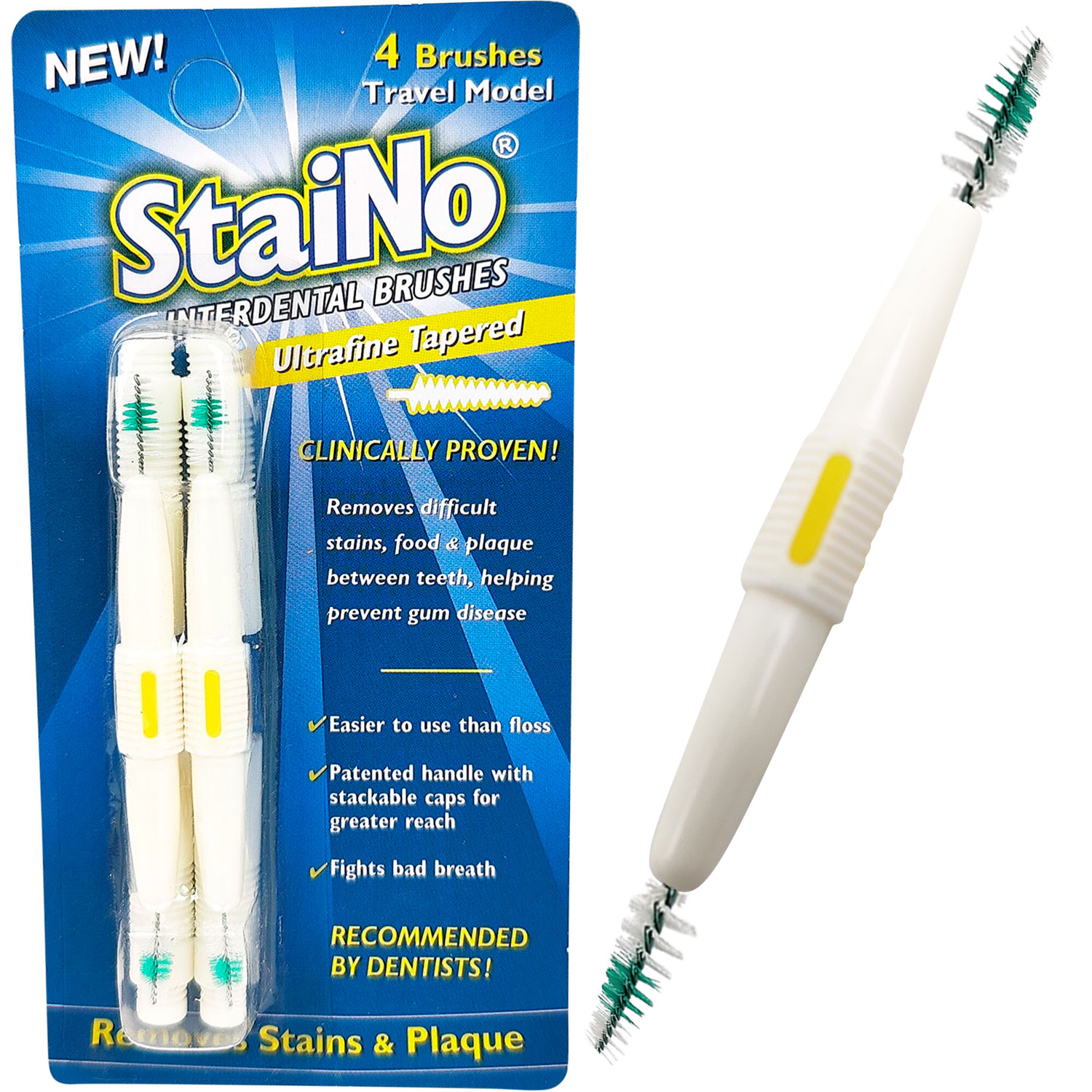 StaiNo Zwischenraumbürsten Travel Ultrafine Tapered