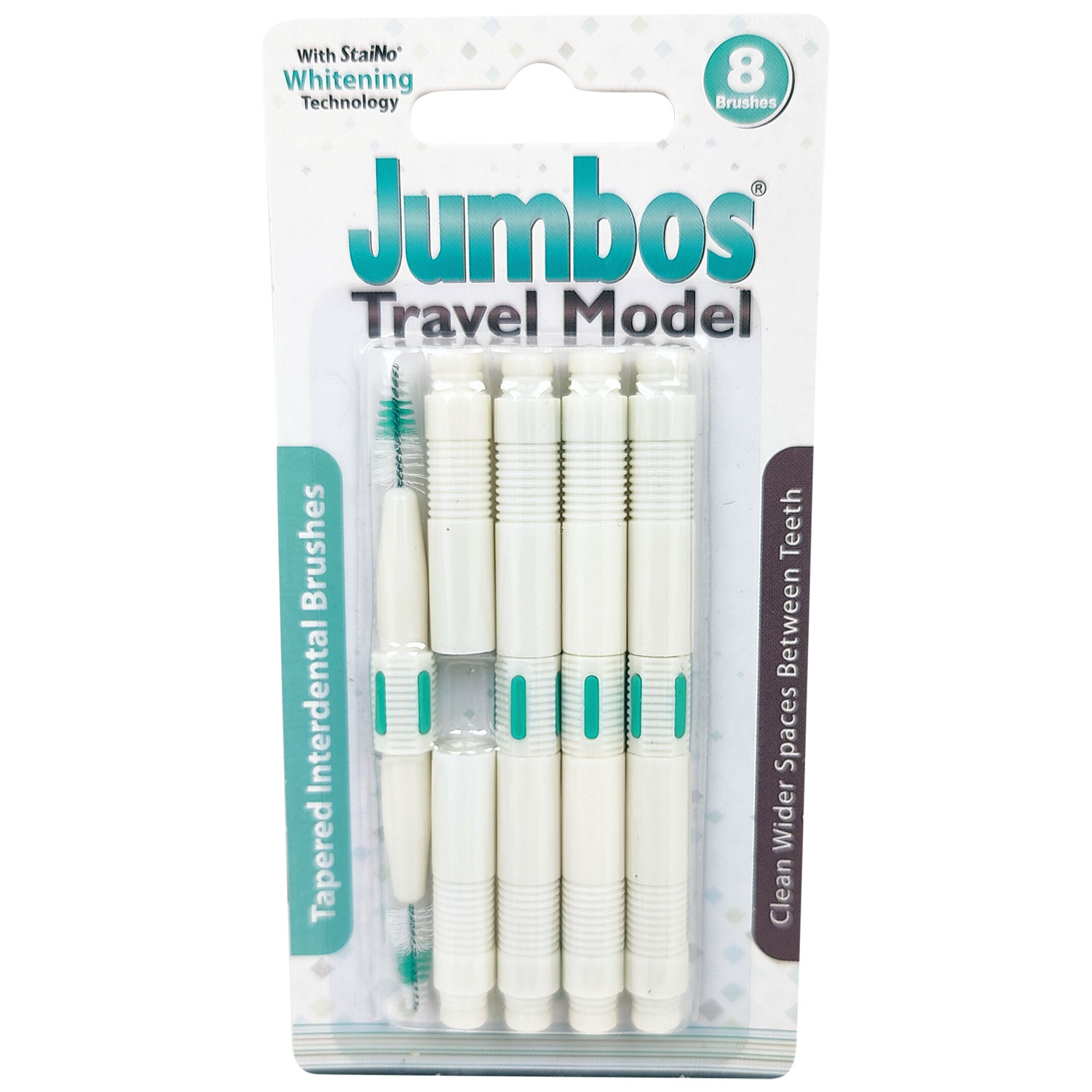 StaiNo Jumbos Spaltbürsten Travel Green konisch