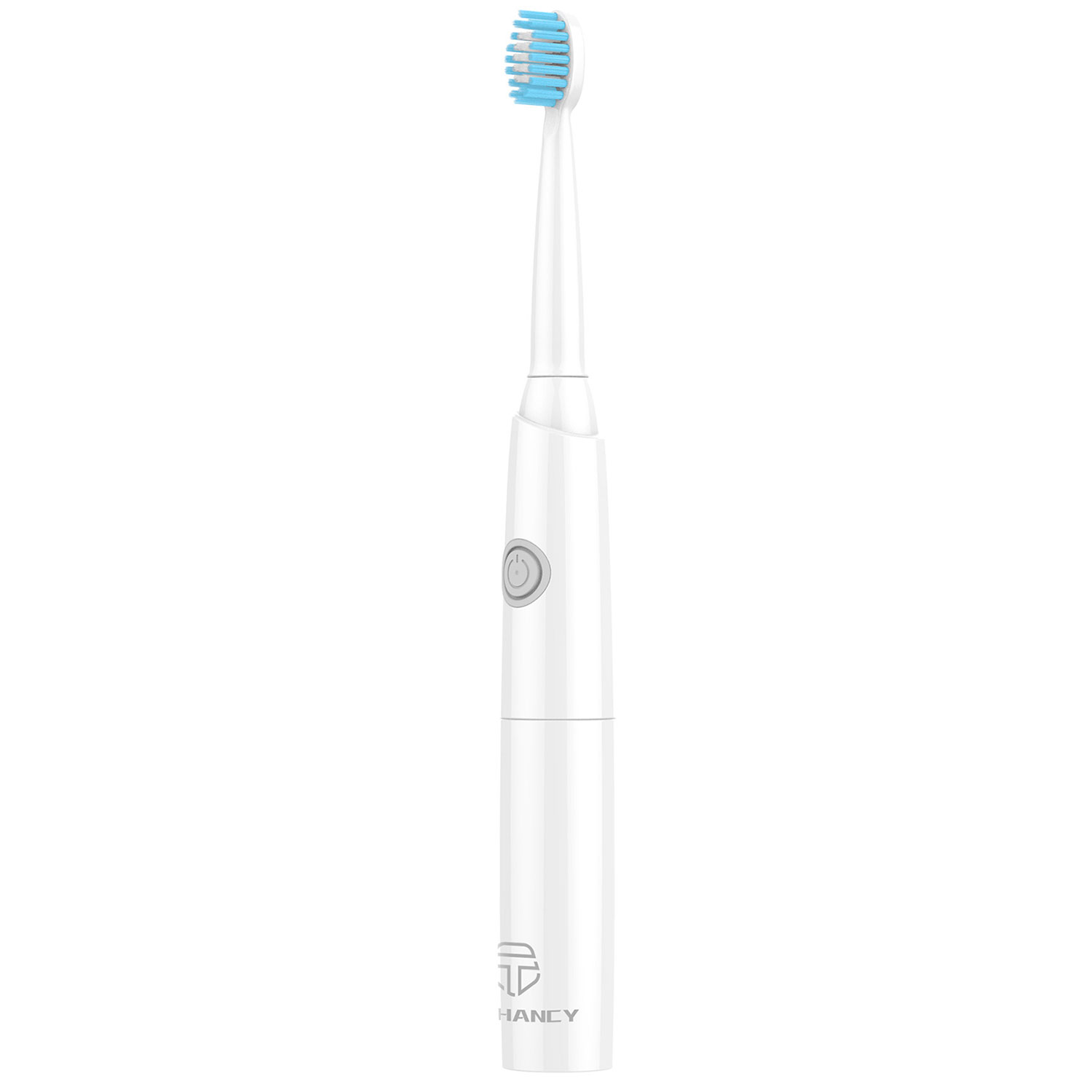 Techancy Batteri El-tandbørste 2 Børstehoveder WHITE