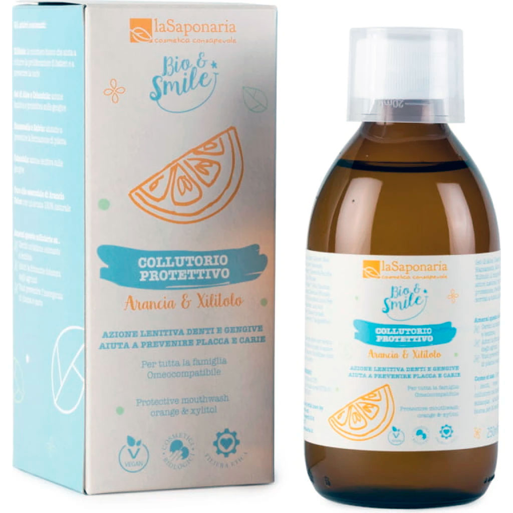 Naturlig Mundskyl La Saponaria Orange & Xylitol
