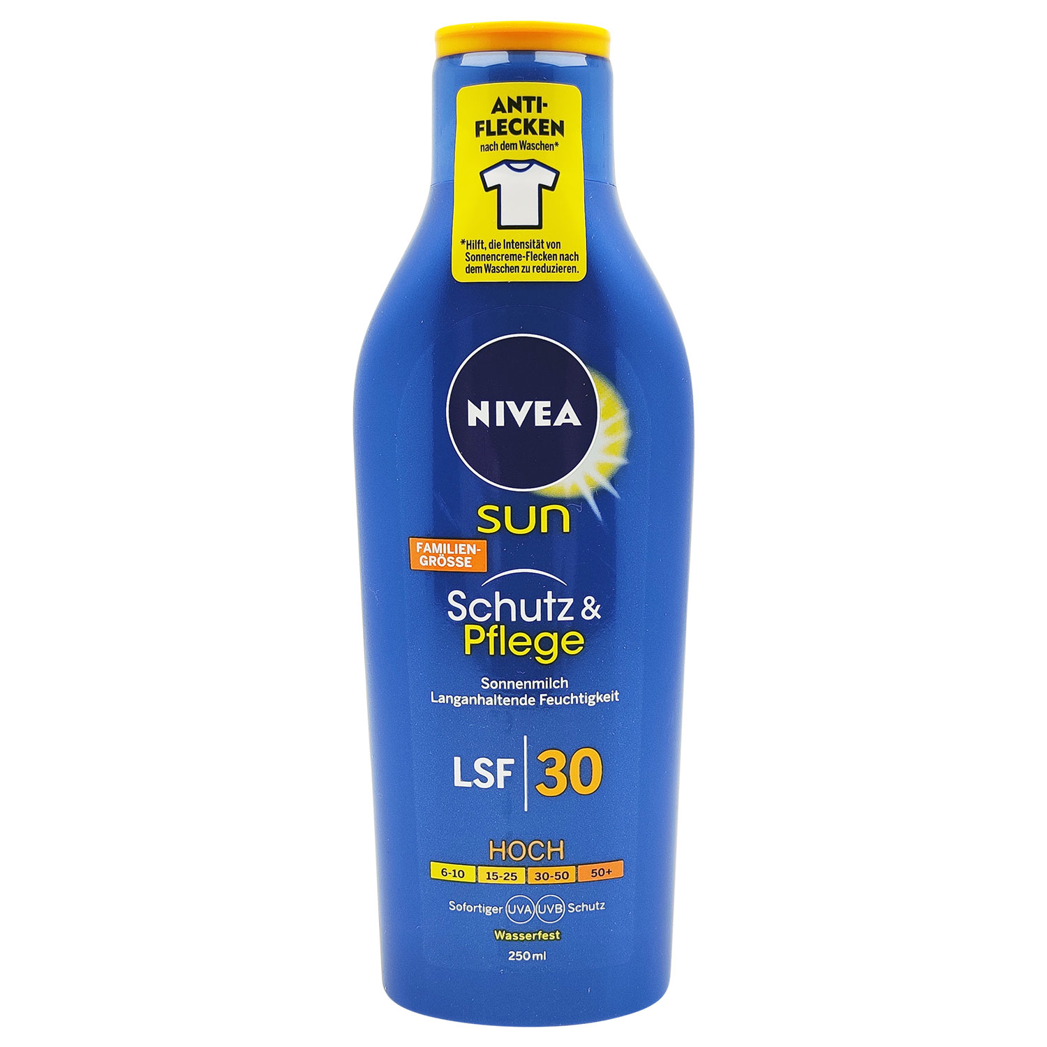 Nivea Sun Protection & Care SPF 30 Solcreme 250 ml.