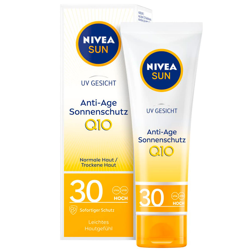 Nivea Sun Q10 UV Face Anti-Age & Pigment SPF 50 Sonnenschutz 50ml