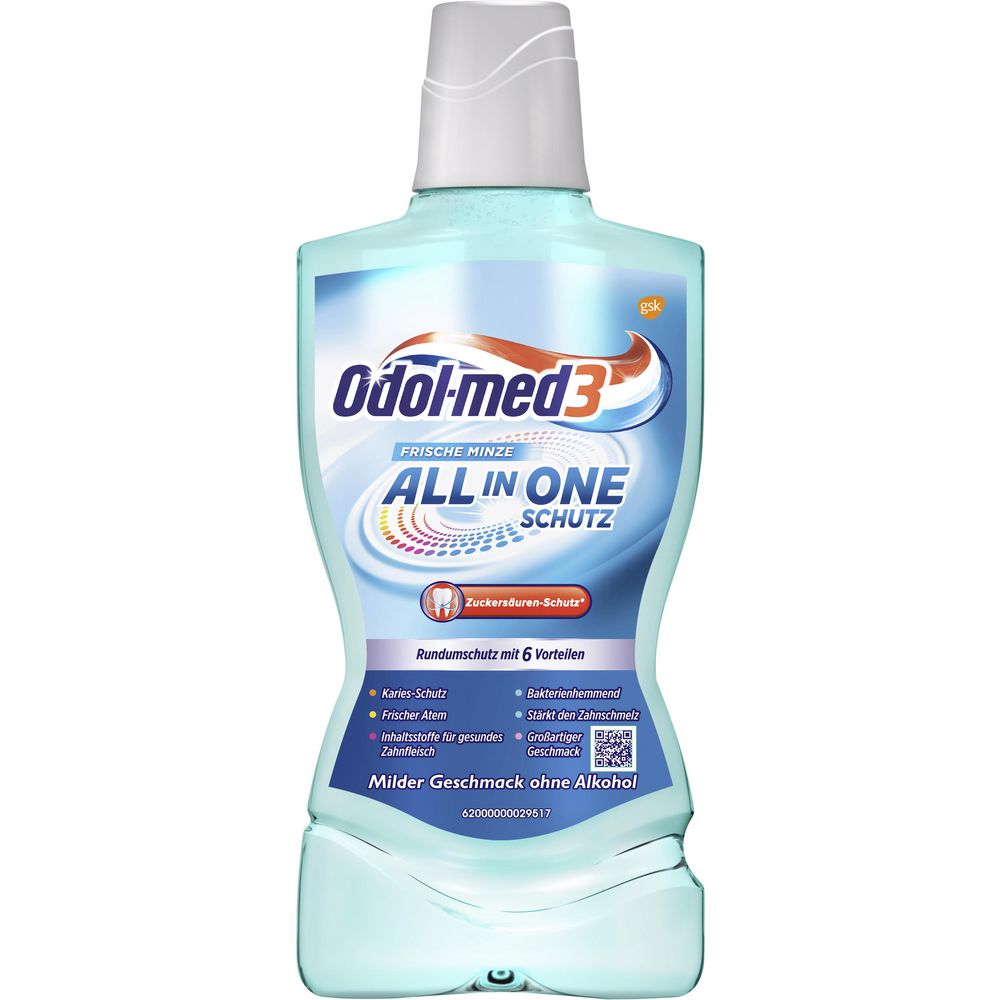 Odol-Med 3 Mundskyl All In One Med Fluor 500 ml. - Odol-Med3 Mundskyl