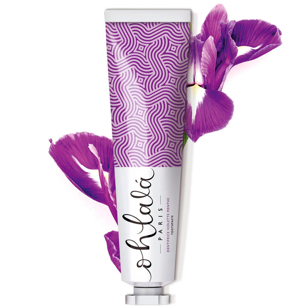 Natürliche Zahnpasta Ohlala Violet Mint 75 ml.