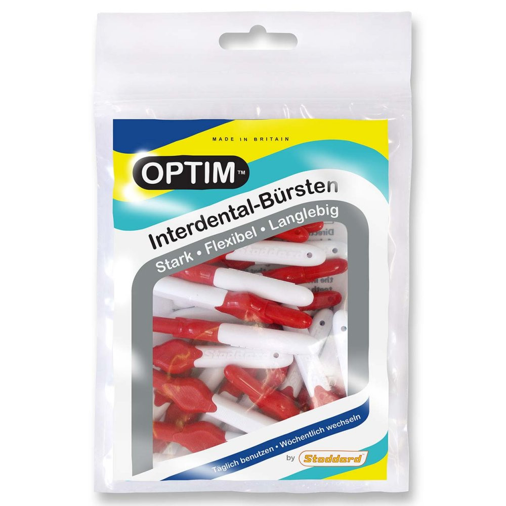 25 Stk. Optim Gap Bürsten XXF 0,5 mm. ISO 2 ROT