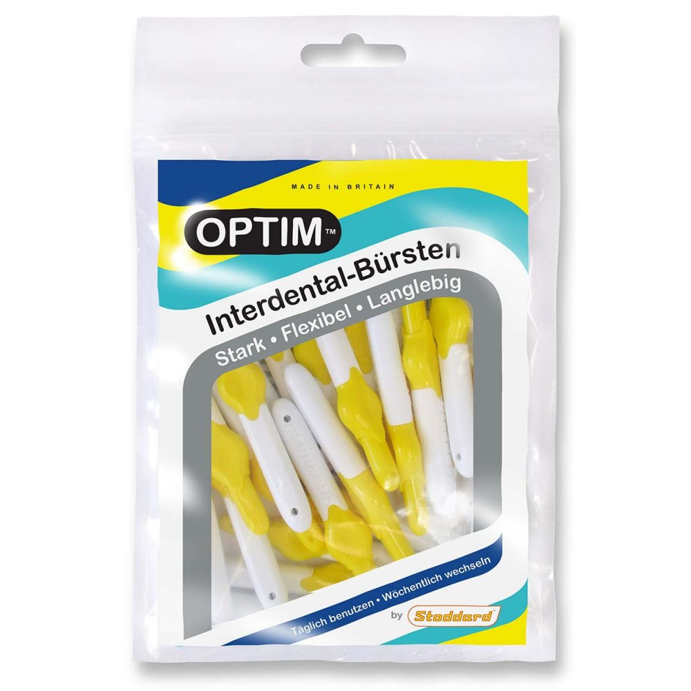 25 Stk. Optim Gap-Bürsten F 0,7 mm. ISO 4 GELB