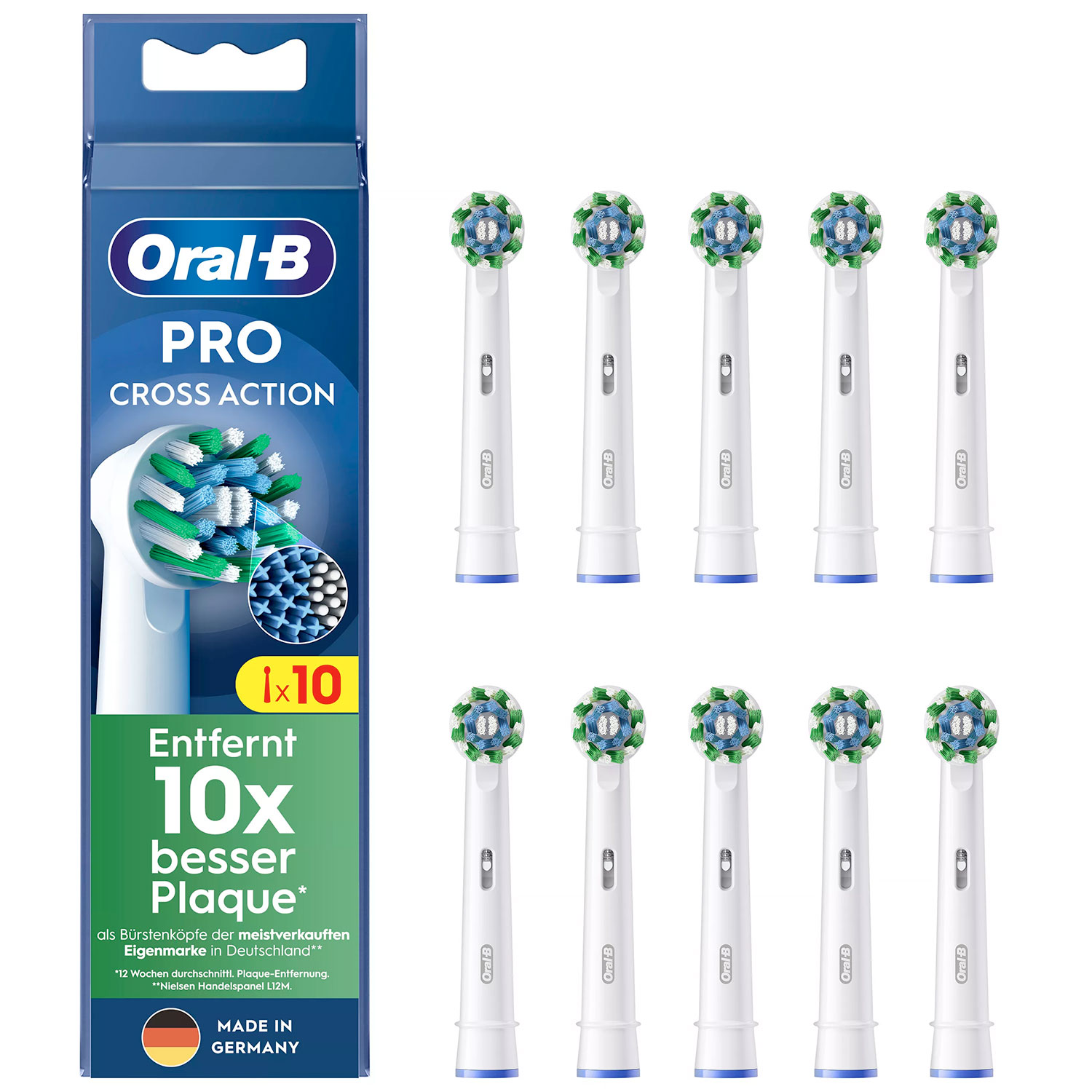 Oral-B PRO CrossAction Bürstenköpfe 10 Stk.