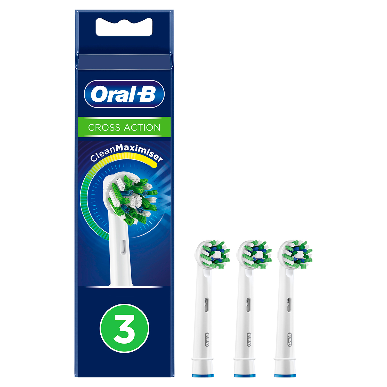 Oral-B CleanMaximiser CrossAction Bürstenköpfe - 3 Stk.