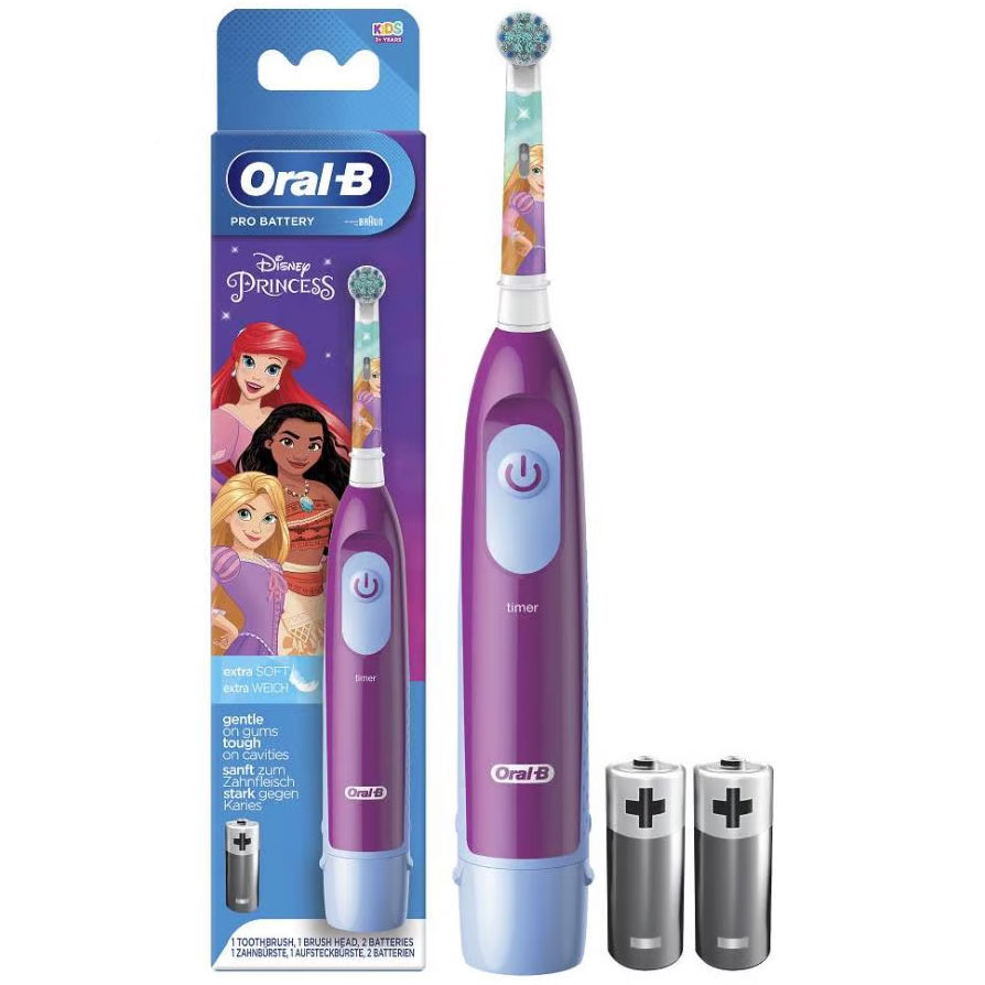 Oral-B Batteri El-tandbørste til børn Disney PRINCESS
