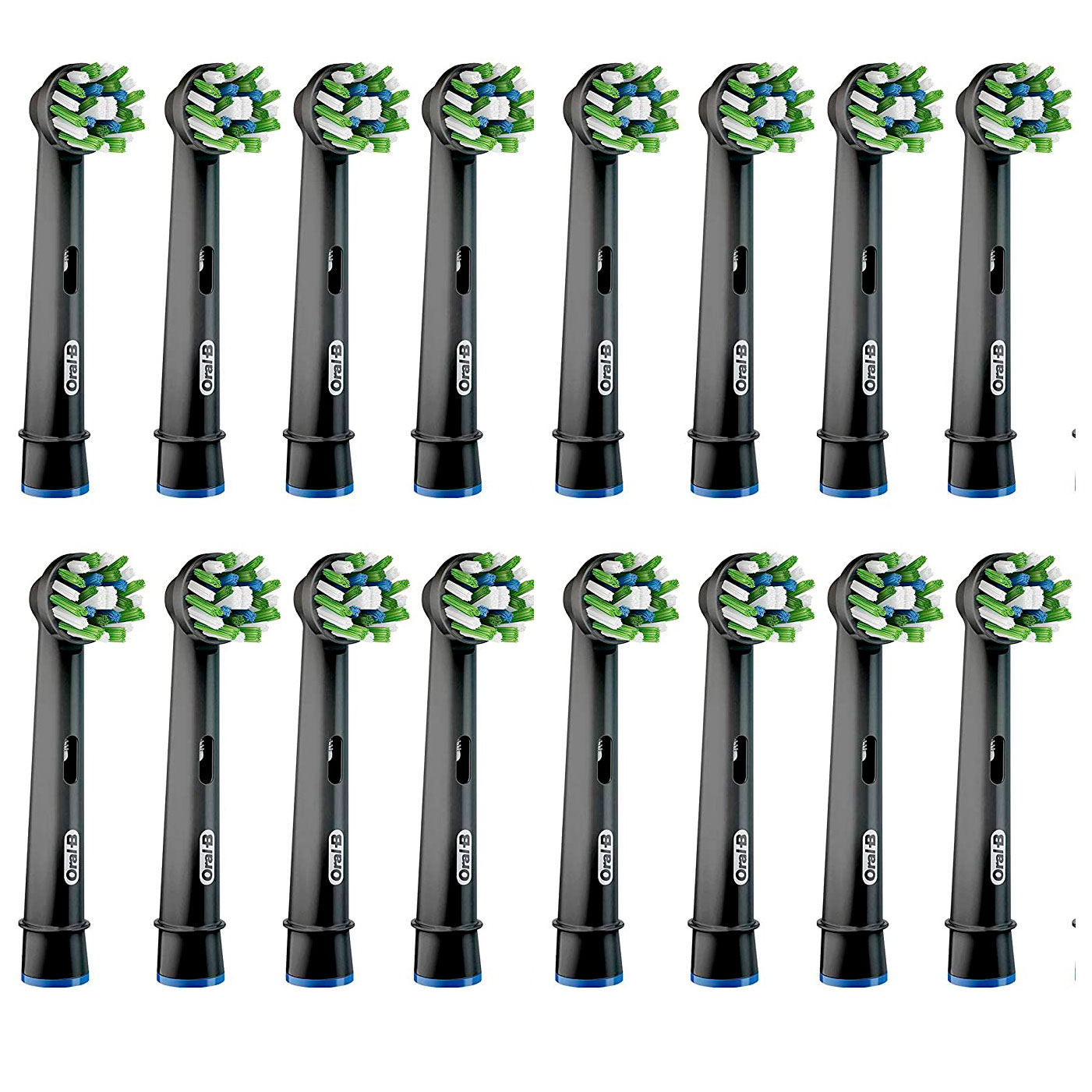 16 Stk. BLACK Oral-B CrossAction CleanMaximiser Bürstenköpfe