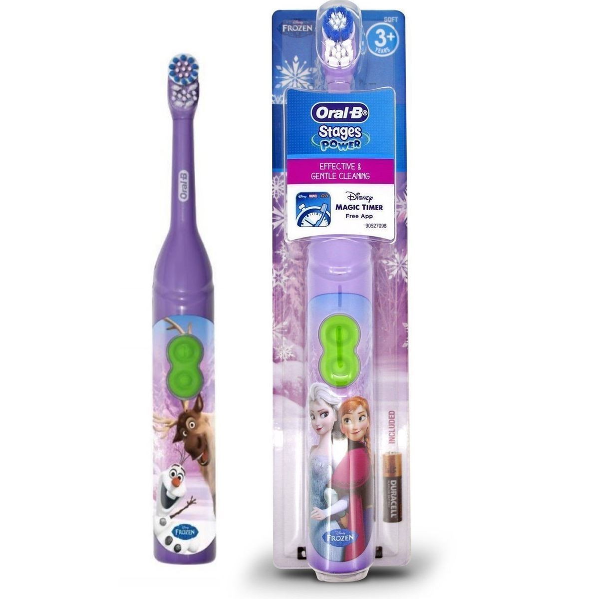 Oral-B El-tandbørste til Børn Disney Frozen Batteri