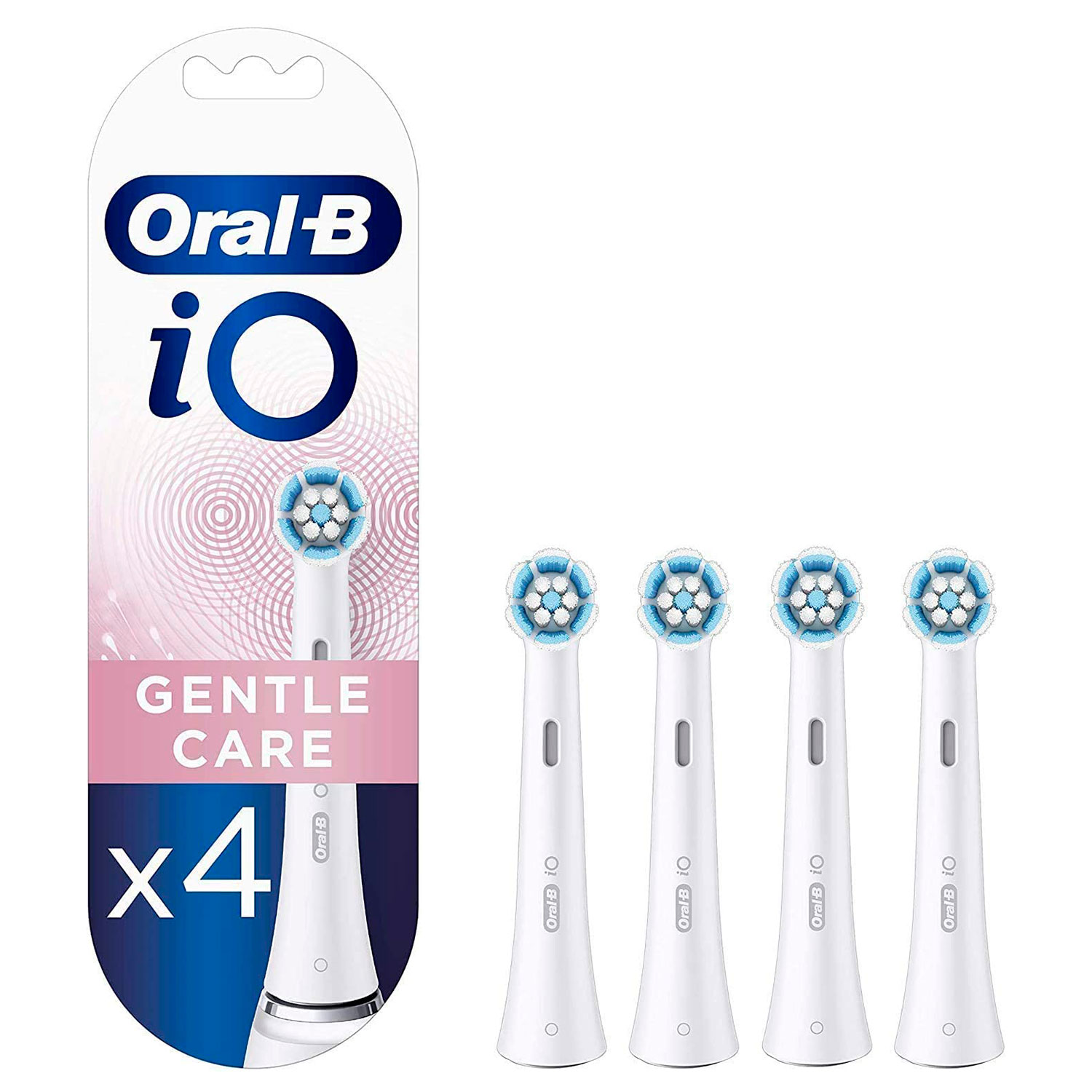 4 Stück Oral-B iO Gentle Care Sensitive Bürstenköpfe