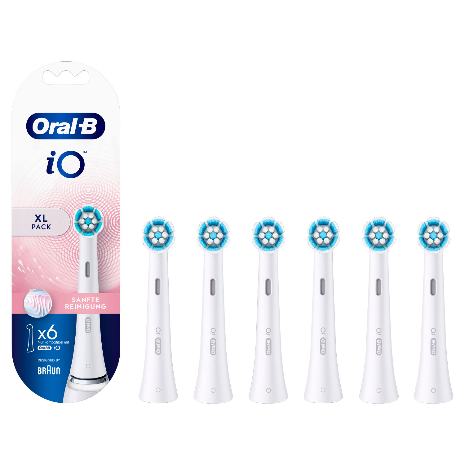 Oral-B iO Sensitive Bürstenköpfe 6 Stk. Care