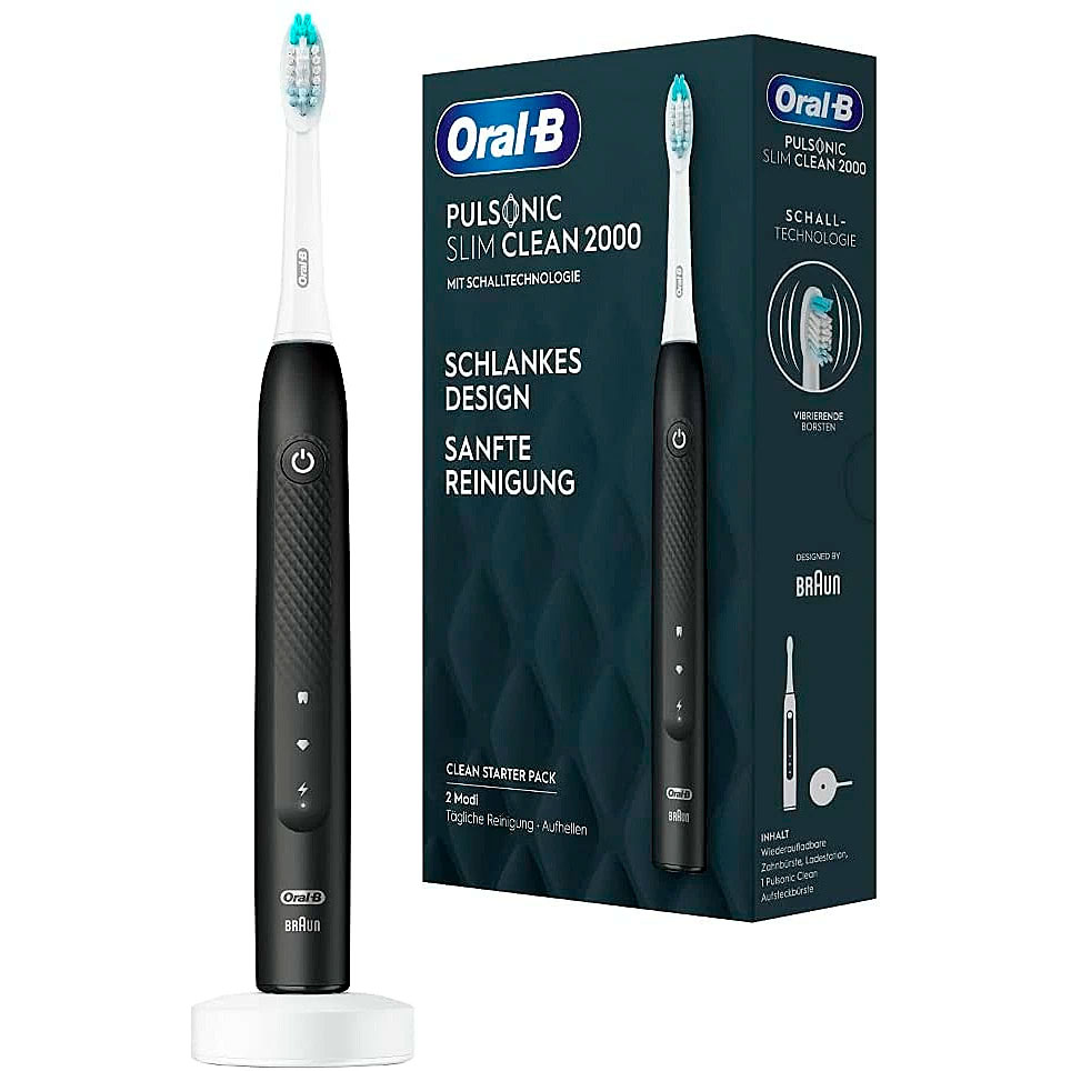 Oral-B Pulsonic Elektrische Zahnbürste Slim Clean 2000 Black