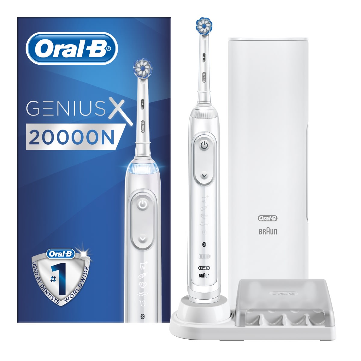 Oral-B Genius X 20000 Fuji White Elektrische Zahnbürste