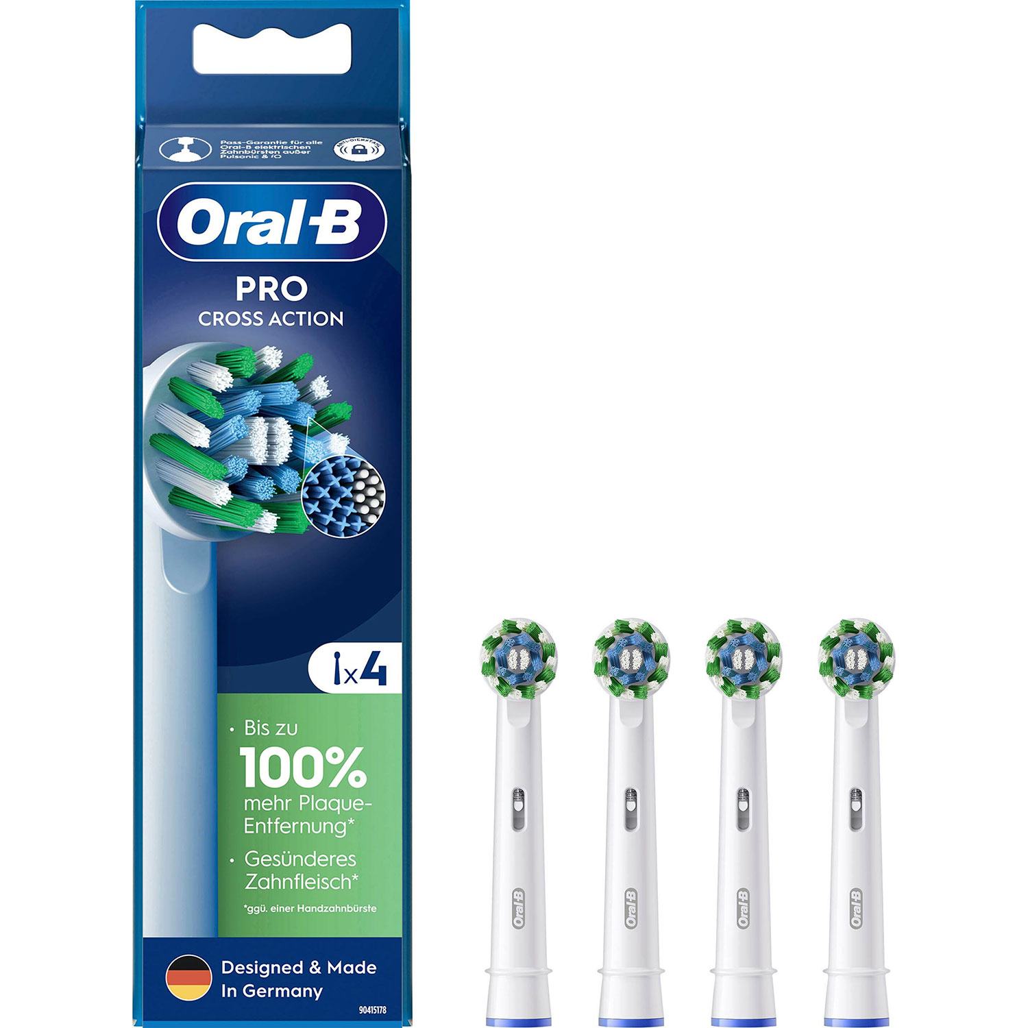 Oral-B PRO CrossAction Bürstenköpfe 4 Stk.