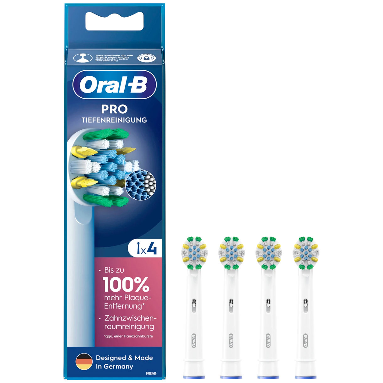 Oral-B PRO Floss Action Børstehoveder 4 stk.