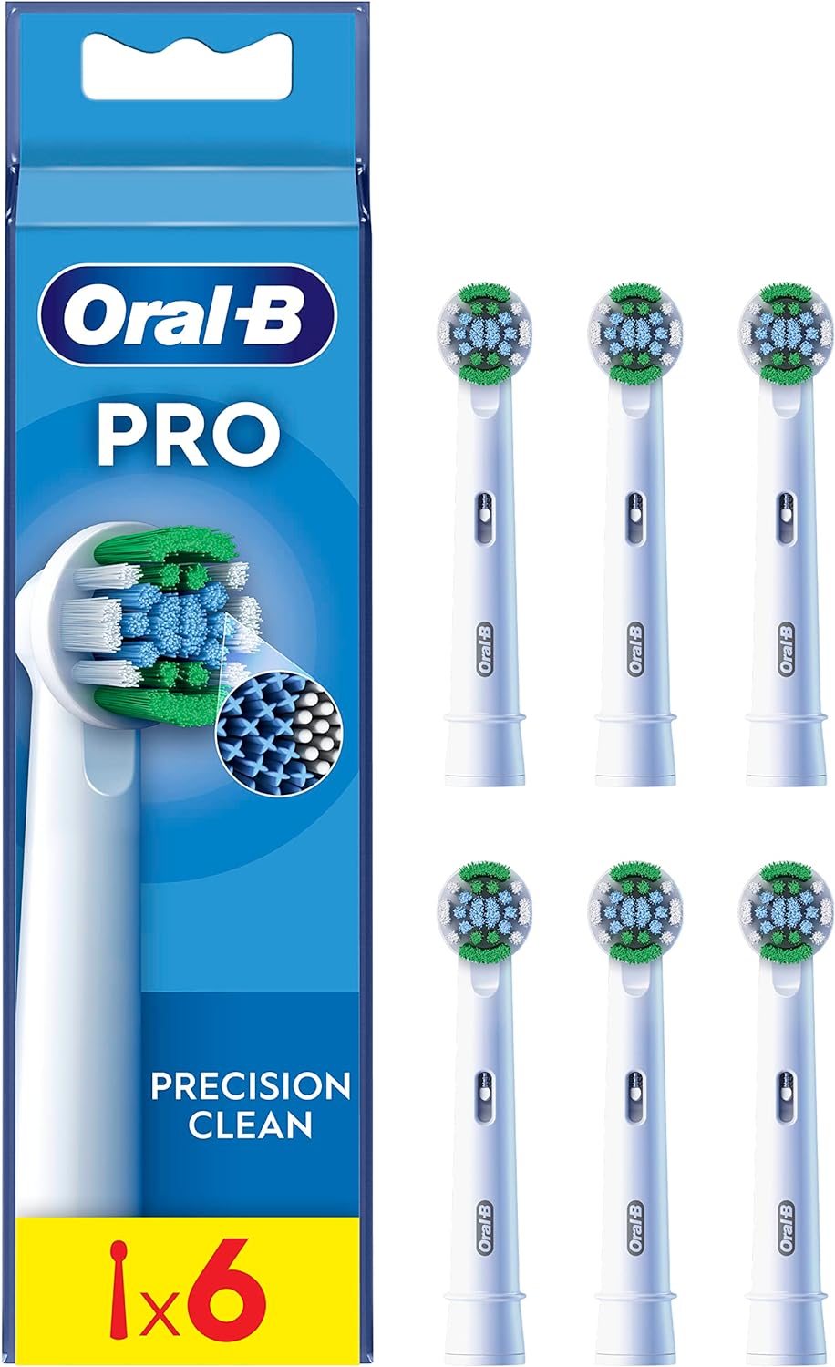 Oral-B PRO Precision Clean Børstehoveder 6 stk.