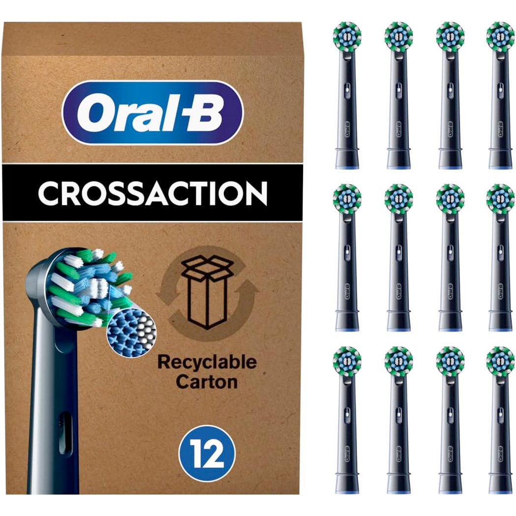 Oral-B Black PRO CrossAction 12 Stk. Bürstenköpfe