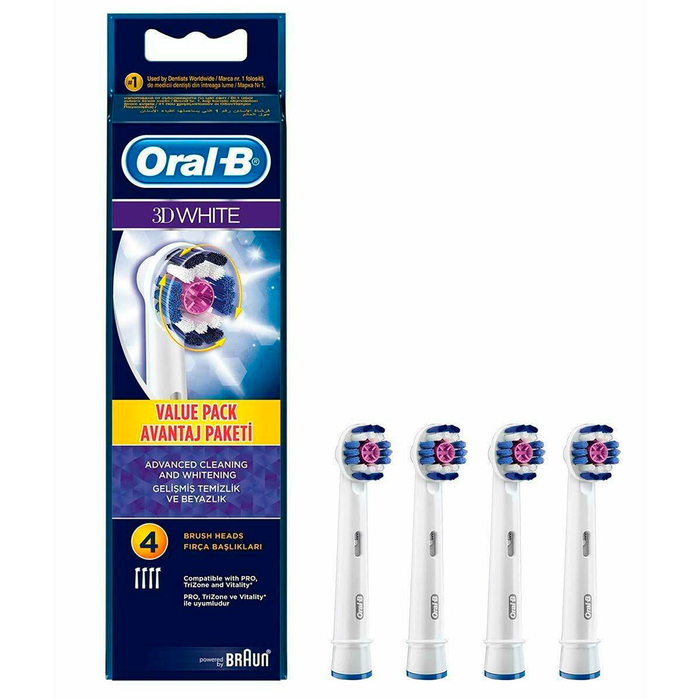 Oral-B 3D White Bürstenköpfe 4 Stk.