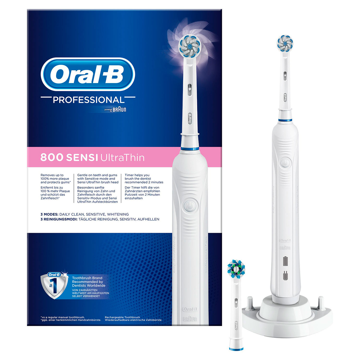 Oral-B Pro 800 Sensi UltraThin El-tandbørste