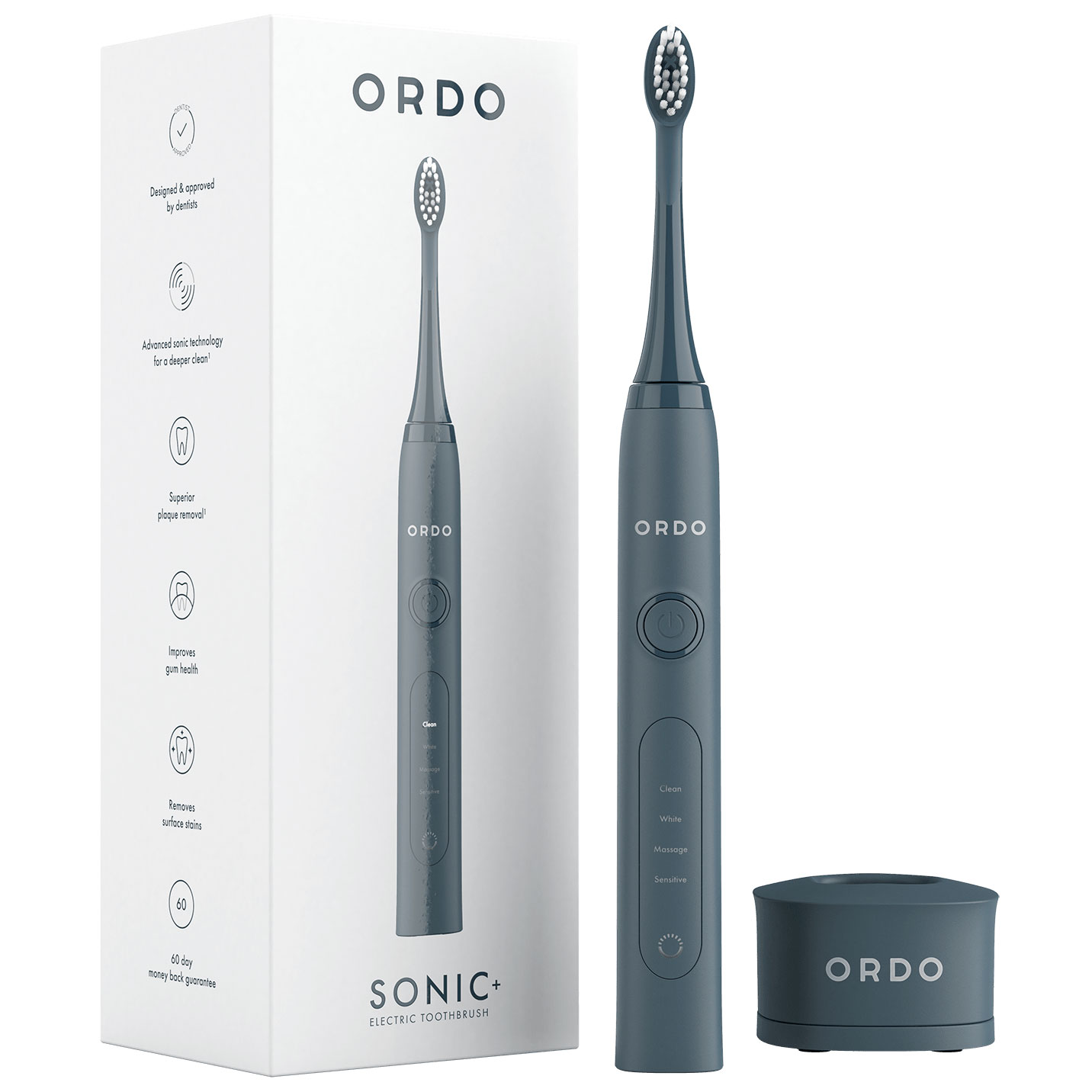 Ordo Sonic+ El-tandbørste Charcoal Grey
