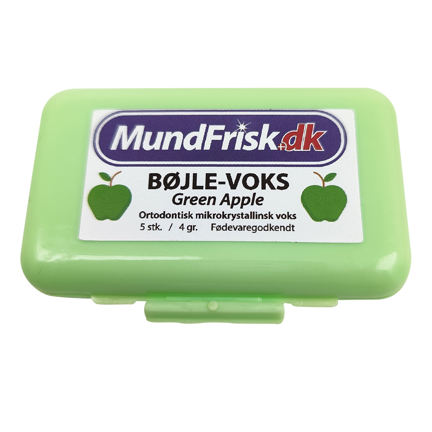 MundFrisk Ortodontisk BøjleVoks Med Smag GREEN APPLE