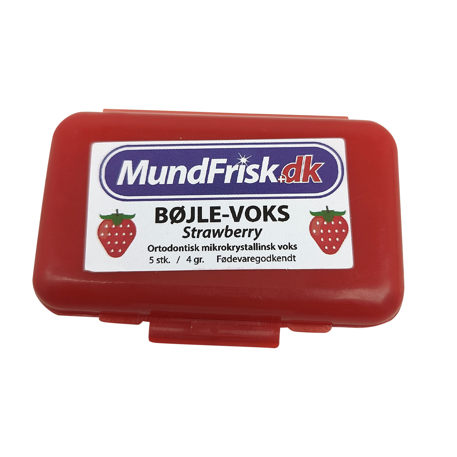 MundFrisk Ortodontisk BøjleVoks Med Smag STRAWBERRY