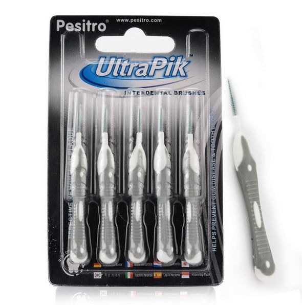 Pesitro Mellemrumsbørster 0.4 mm. GRÅ