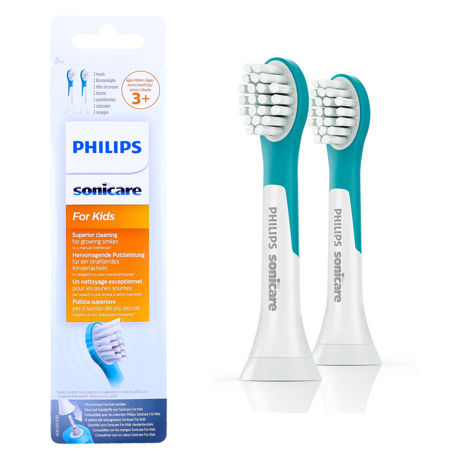 Philips Sonicare For Kids Schallzahnbürstenköpfe - Ab 3 Jahren