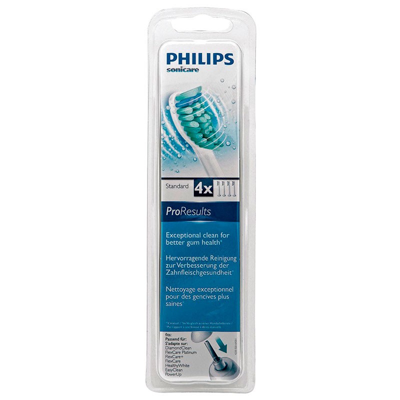 4 Stück Philips Sonicare C1 ProResults Zahnbürstenköpfe