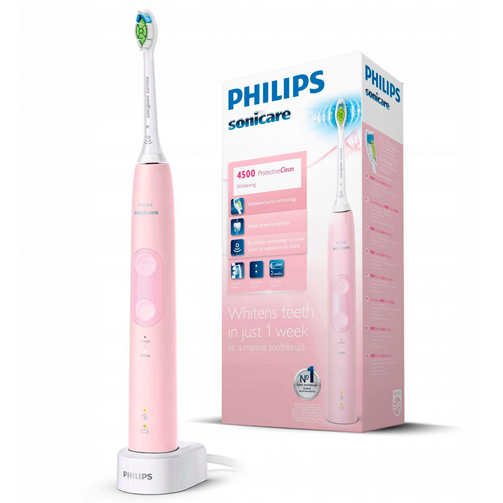 Philips Sonicare El-tandbørste PINK 4500 Protective Clean