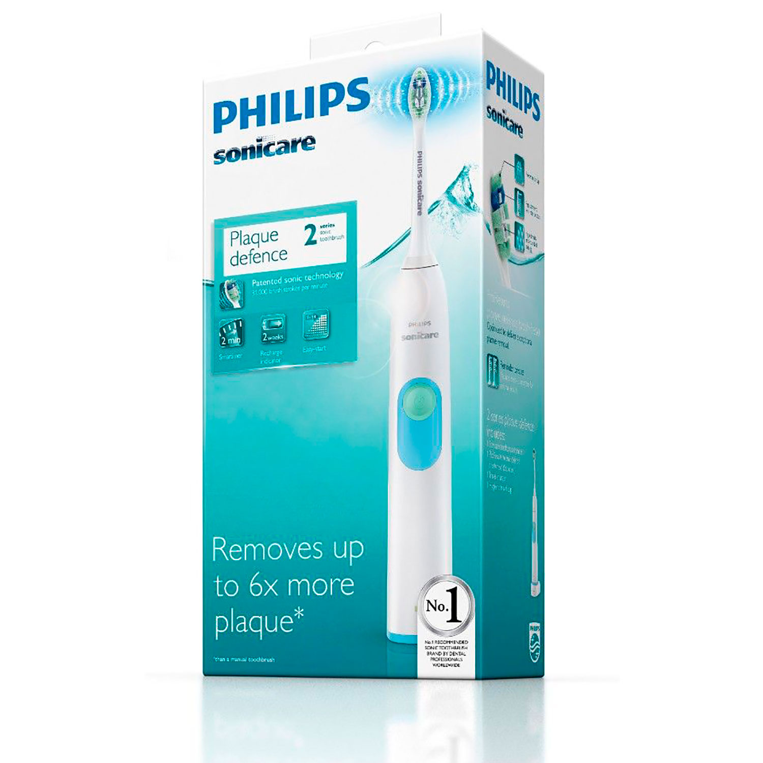 Philips Sonicare Plak-Kontrol El-Tandbørste - HX6231/01 - Philips Sonicare Eltandbørster
