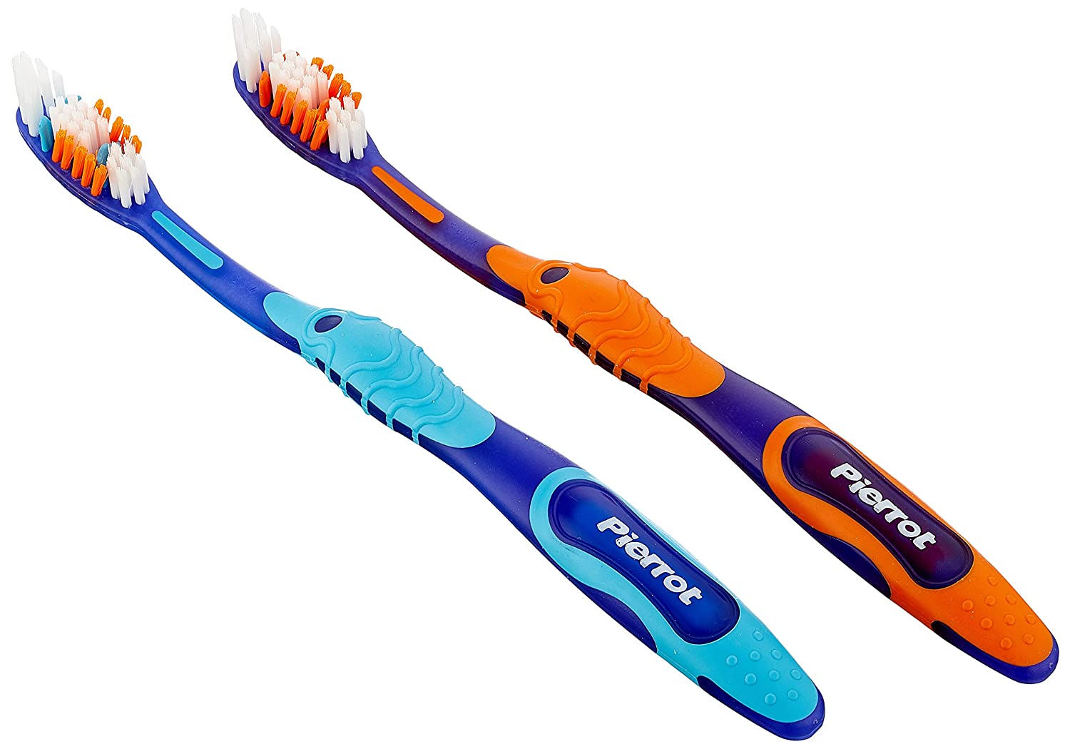 2 stk. Pierrot Whitening Gold SOFT Tandbørste Bløde Børstehår