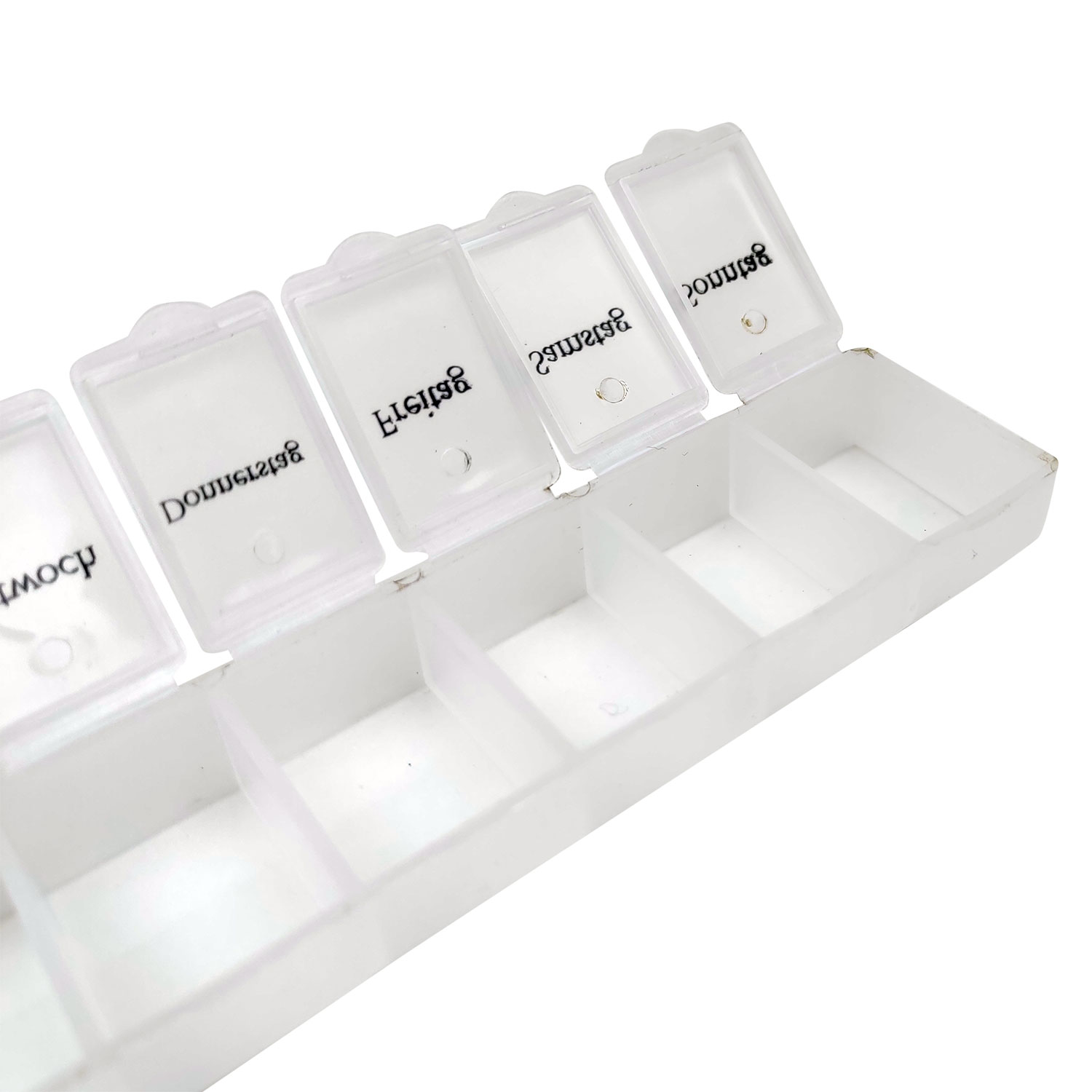 Tablettenbox Transparente kleine 7-Tage-Pillenbox