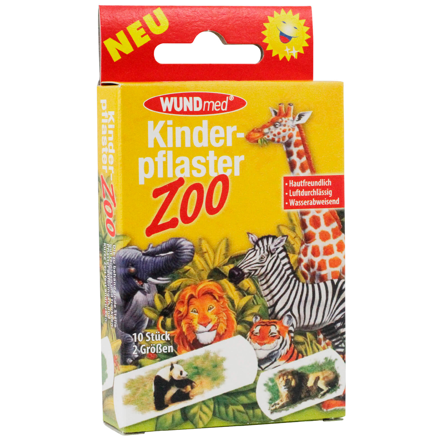 Kinderpflaster WundMed Zoo 2 GröÐ ̄en