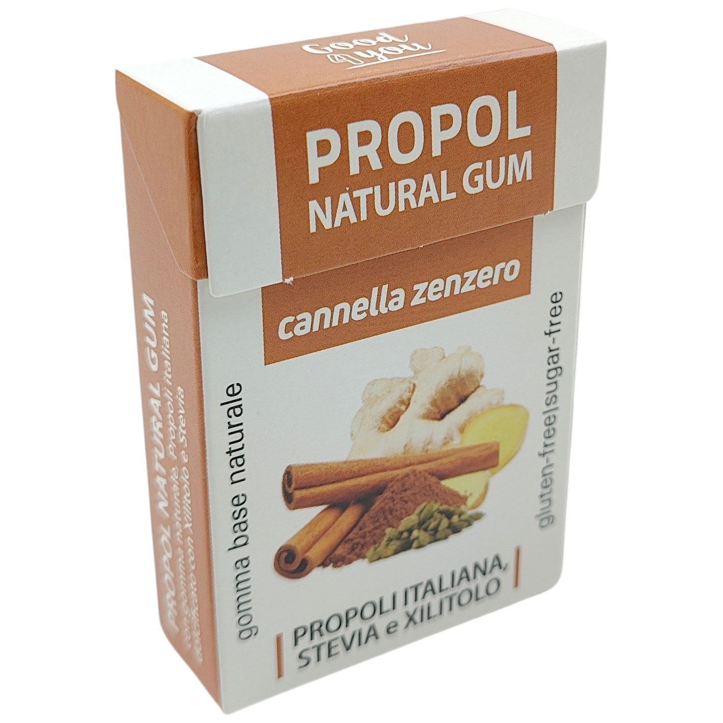 Naturlig Propolis Tyggegummi PROPOL Cinnamon + Ginger - Naturlig Tyggegummi