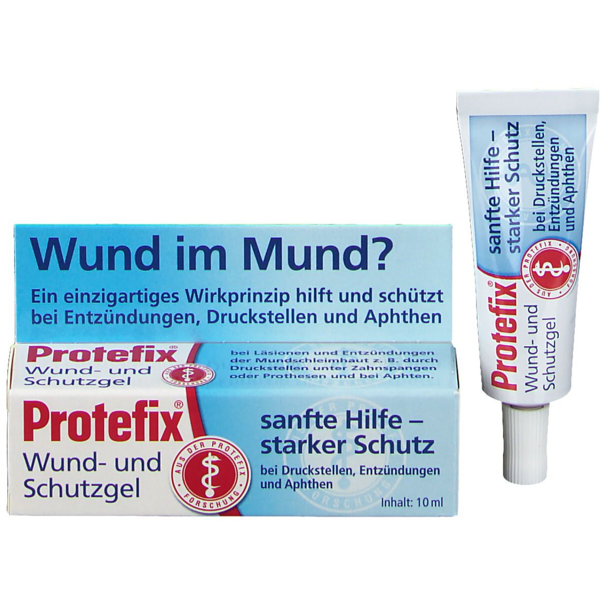 Protefix Sår- og beskyttelsesgel Protese Bøjle mv. 10 ml